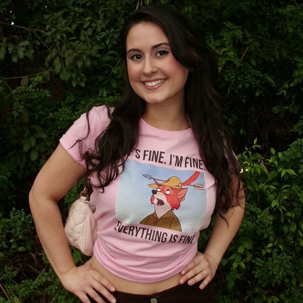 Pink Robin Hood Graphic Tee